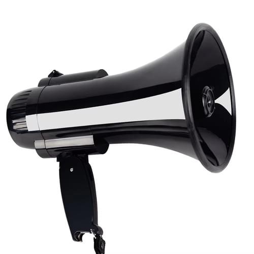 Handheld Tweeter Portable Recording Megaphone with Siren Loud Speaker Tour Guide Speakers Microphone