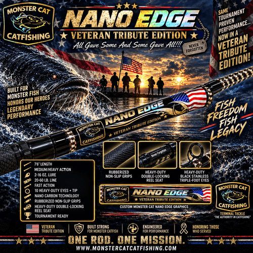 NANO EDGE VETERAN TRIBUTE EDITION 7'6" MEDIUM HEAVY ROD