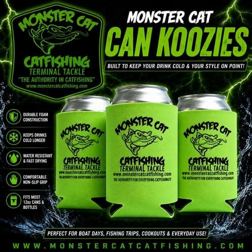 Monster Cat Foam Can Koozie
