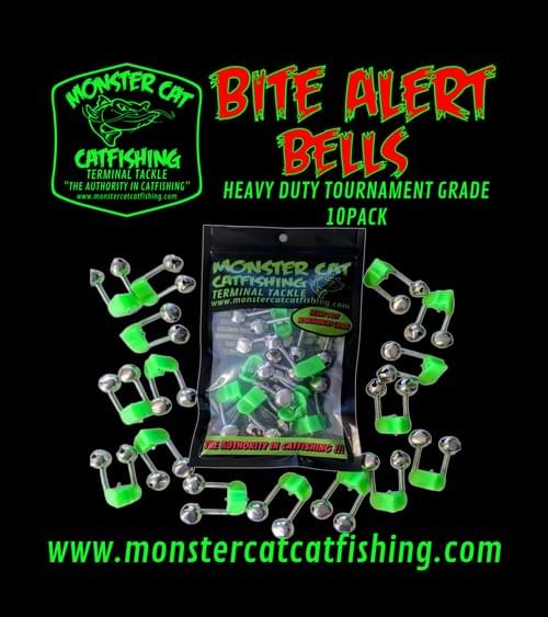 MONSTER CAT CLIP-ON BITE ALERT BELLS 10 PACK