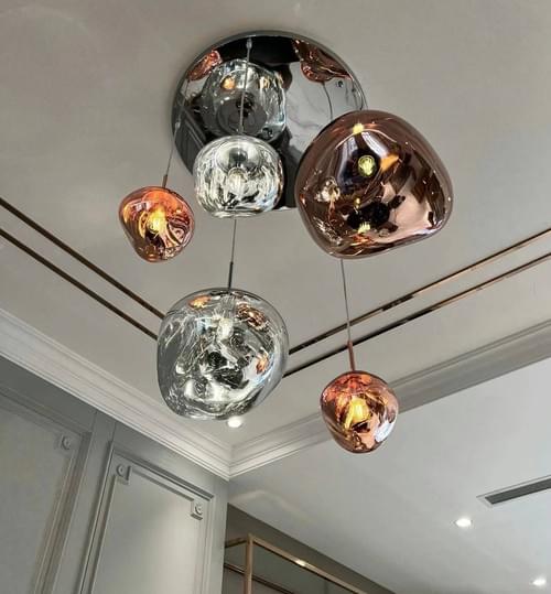 Modern LED Lava Pendant Light for Staircase