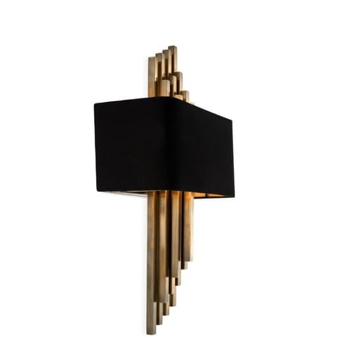 Black Shade Vintage Wall Lamp for Living Room