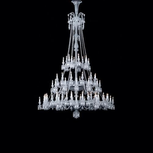 80" Antique Baccarat-Style Chandelier for Event Venues