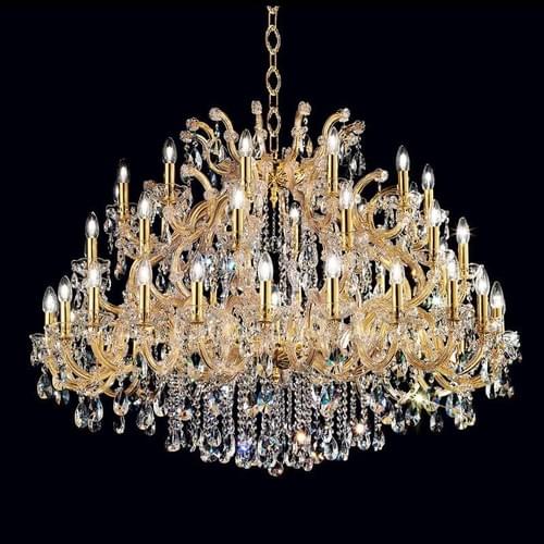 32-Light Gold Maria Theresa Chandelier for Living Room