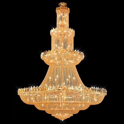 Custom 79" Antique Empire Chandelier for Grand Foyers