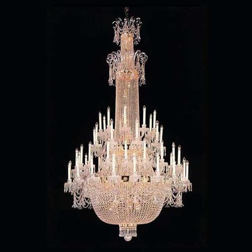 28" Tiered Gold Empire Chandelier for Churches