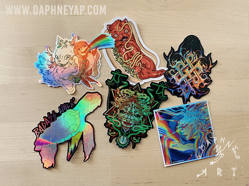 6 Sticker Combo PACK