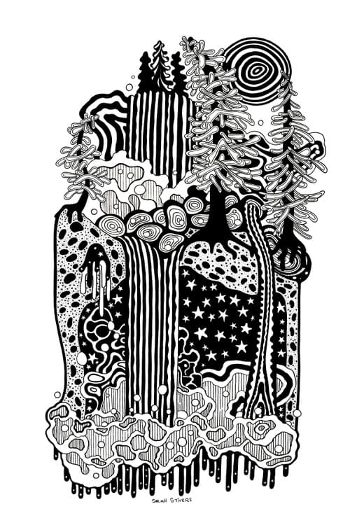 World of Delusions Signed Print 12 x 16 inches