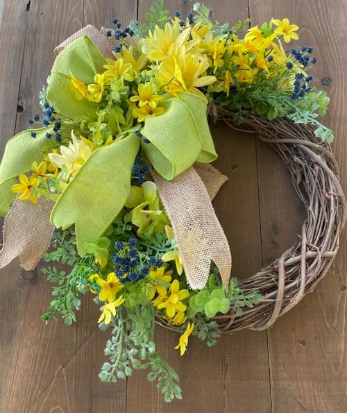 Spring Floral Wreath