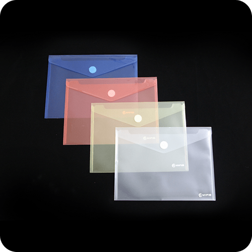 MFO-016V Durable Plastic Envelope Bag with Hook & Loop Fastener | MIFIA Stationery