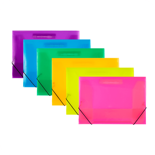 MFO-1017 PP Elastic File Folder with Structure & Inside Plastic Clip