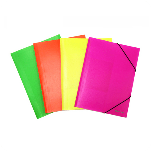 MFO-031F Solid Color Plastic Elastic File Folders