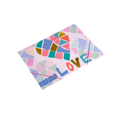 PR-MFO-031 Printed PP Elastic Map with Foil Stamping