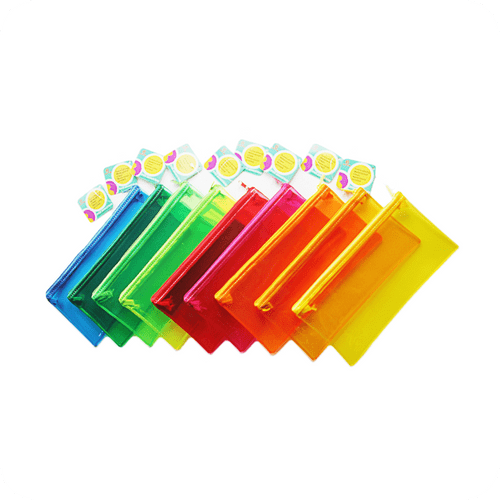 MFO-1085 PVC Translucent Colored Pencil Case