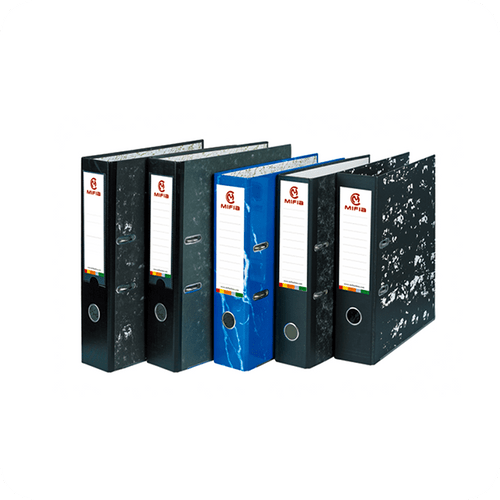 MFO-040 Marble Pattern Lever arch file with Reinforced Finger Hole