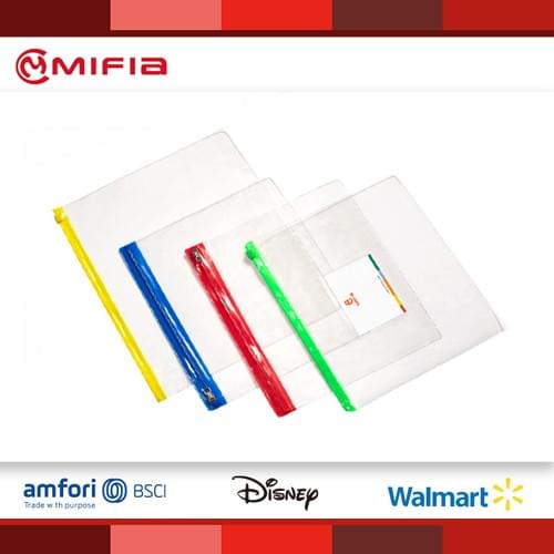 MFO-105 Bolsas de almacenamiento de PVC transparente con cierre deslizante