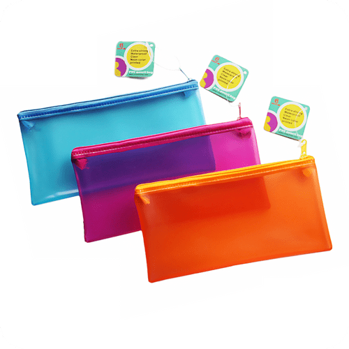 MFO-1004 Colored Sandy PVC Pencil Case