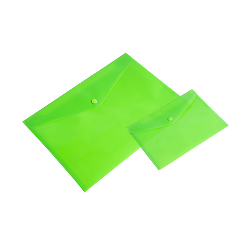 G-4 Green Plastic Envelope Folder