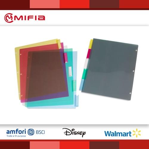 MFO-034E Plastic Tab Dividers for Ring Binders