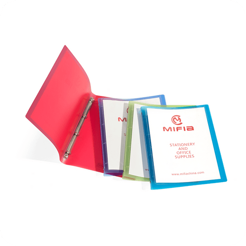 MFO-1116 PP Translucent Ring Binder With Pocket