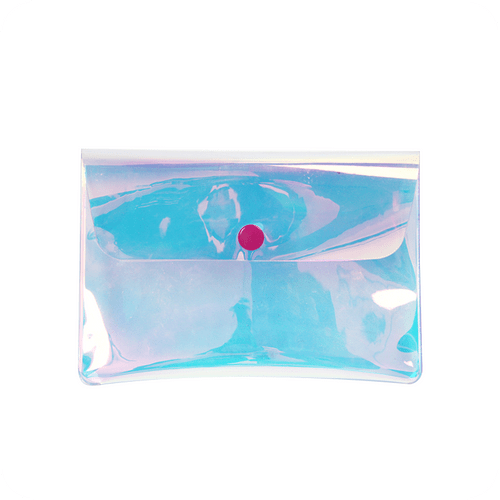 MFO-8101 PVC Metallized Rainbow Laser Envelope Folder with Metal Snap | MIFIA Stationery