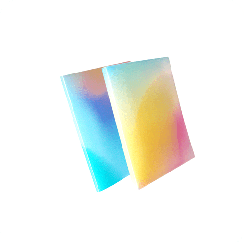 J-MFO-8 Sandy Plastic Aurora color Display Book