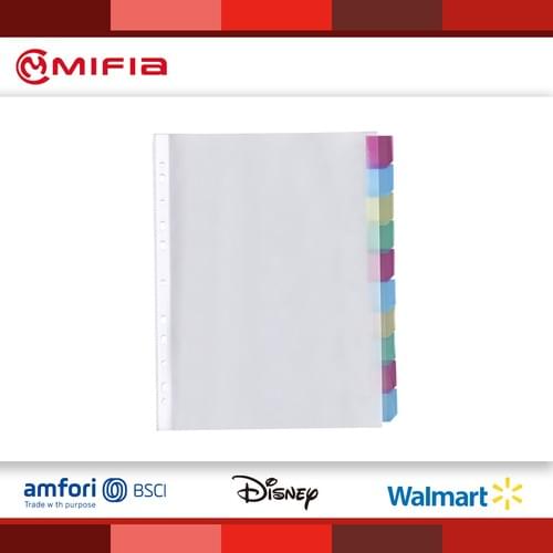MFO-1042 11-Hole Punched Pockets for Ring Binders