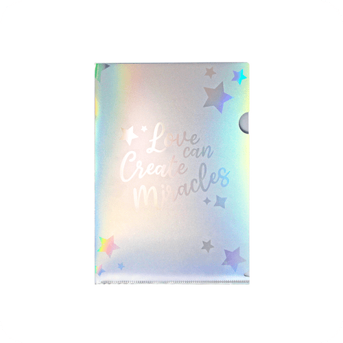 LY-MFO-052 Opaque Sandy Laser L-type Folder with Laser Printing
