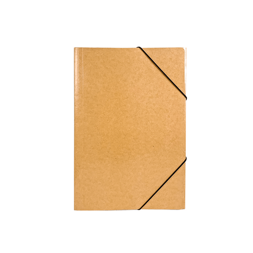 K-MFO-011G Glossy Kraft Paper 3-Flap Folder