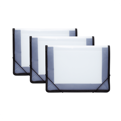 MFO-1032 Transparent Elastic Folder with Line Structure & Sewing Edge