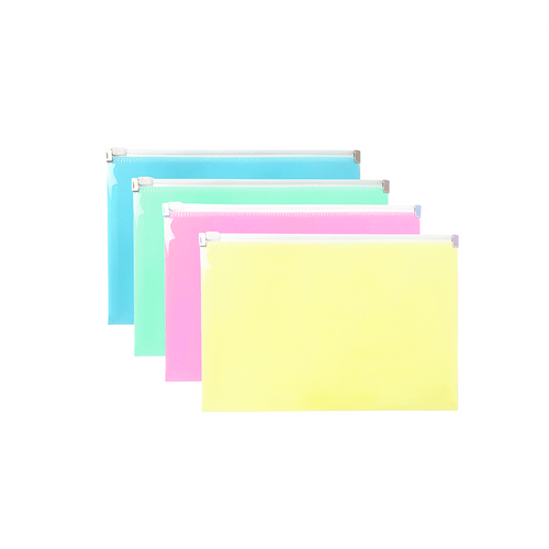 MFO-P-15 PP Pastel Zipper Bag