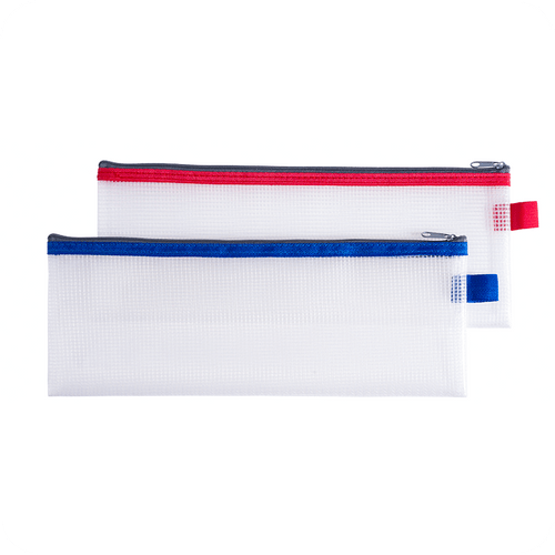 MFO-106 PVC Mesh Zip Bag with Double Stitched Edge