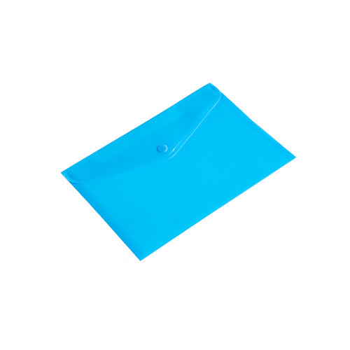B-4 Blue Plastic Envelope Folder