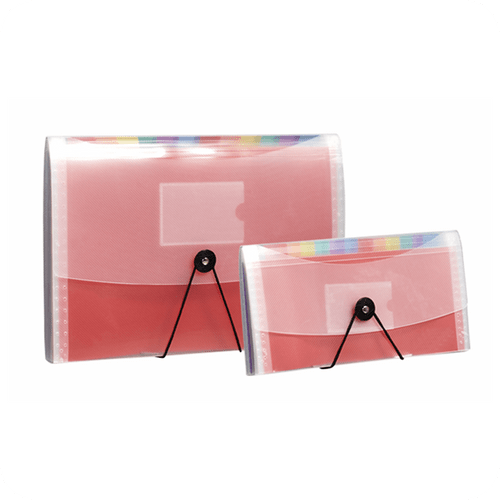 MFO-1129 PP Colorful Expanding File with Line Texture