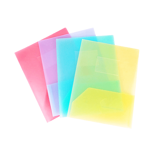 MFO-054 Translucent Twin-Pocket Folder