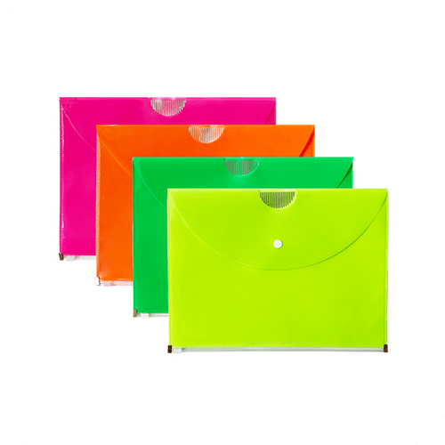 N-MFO-118L PP Enveloope Folder with Additional Zipper Bag
