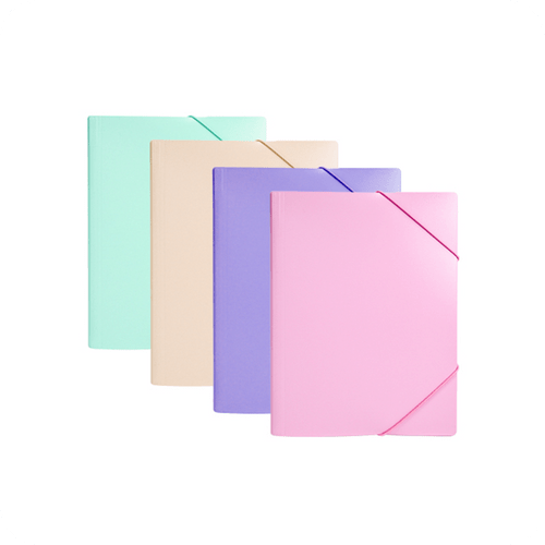 B-MFO-031 Bi-color Elastic Folder Plastic File