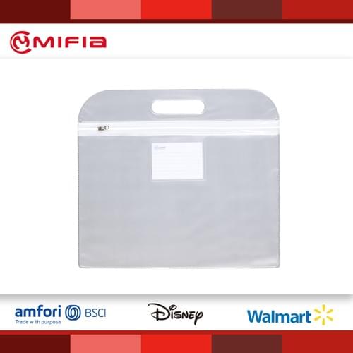 MFO-1093 Bolsa de documentos de PVC con cremallera