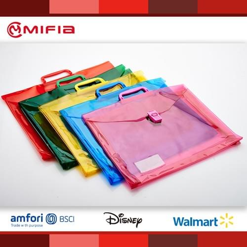 MFO-100 Bolsa de plástico brillante con asa