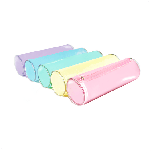 MFO-P-27 PVC Pastel Round Pencil Bag