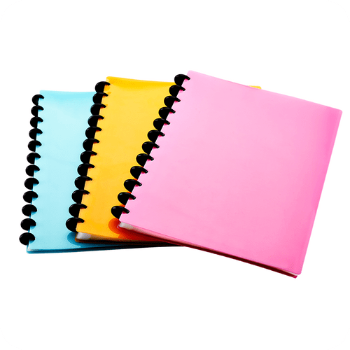MFO-1046 Easy Open Colorful Plastic Discbound Display Book