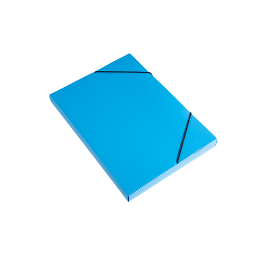 B-3 Blue Elastic Box File
