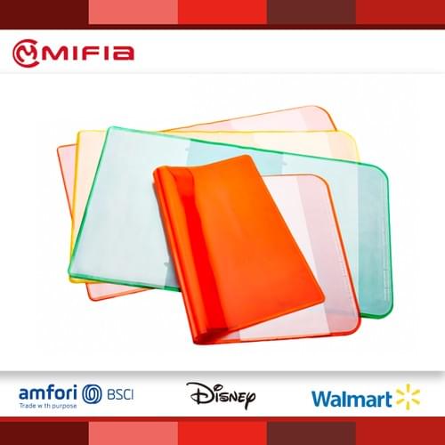 MFB-1009 Cubierta de Libro de PVC de Color con Solapa Adhesiva de un Lado