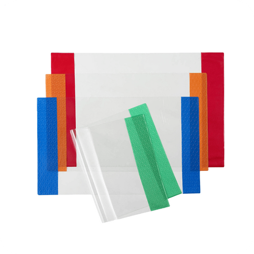 MFB-024 Transparent PVC Book Cover with Embossed Tape