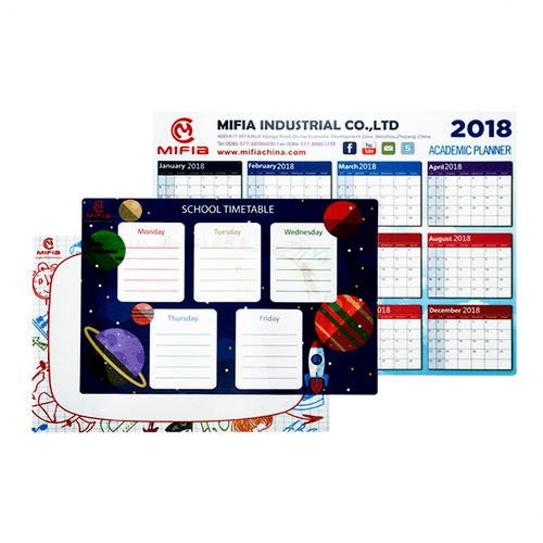 MFO-8054 PP Write & Wipe Off Board - Weekly & Yearly Plan