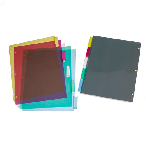 MFO-034E PP Punched Holes Dividers with Tab