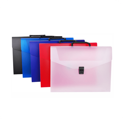 MFO-132P Plastic Buckle Filing Bag with Handle from China