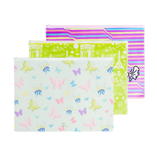 MFO-8211P EVA Printed Zip Bag with Sliding Zipper