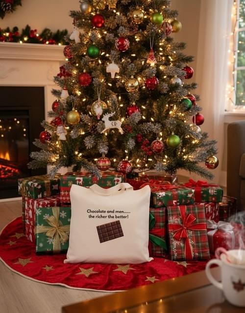 Chocolate and Men Tote Bag