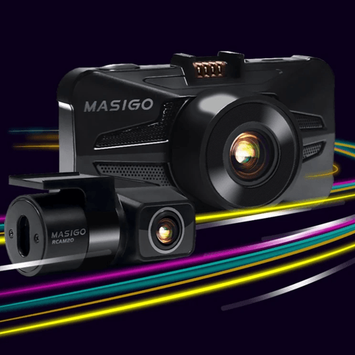 MASIGO S532D 2K雙鏡頭行車記錄器|HDR高動態影像|GPS測速提醒|WiFi連線|F1.4超大光圈|140度廣角鏡頭